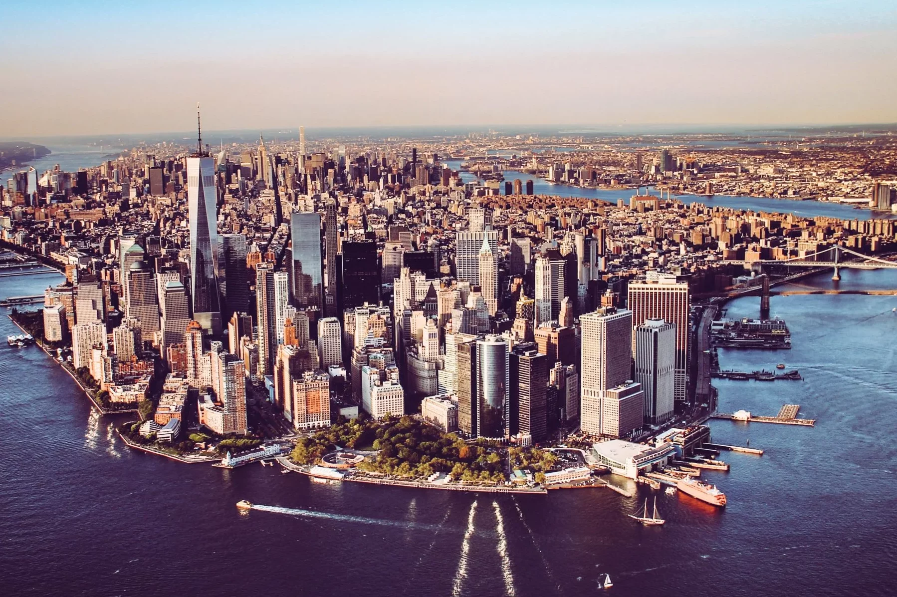 Photo of NYC skyline